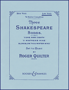 Three Shakespearean Songs-Set 1-Hi Vocal Solo & Collections sheet music cover